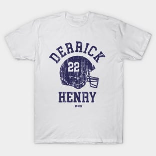 Derrick Henry Tennessee Helmet Font T-Shirt